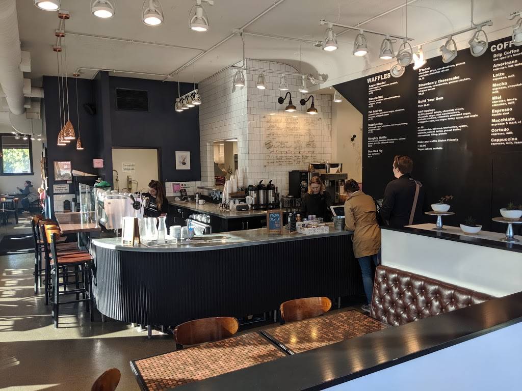 Black Coffee and Waffle Bar | 2180 Marshall Ave #5758, St Paul, MN 55104, USA | Phone: (651) 313-5693