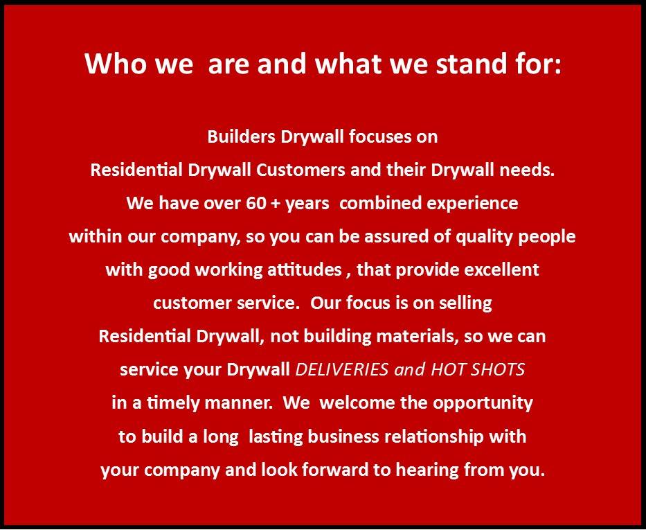 Builders Drywall | 2500 Shull Ave, Oklahoma City, OK 73111, USA | Phone: (405) 424-3112