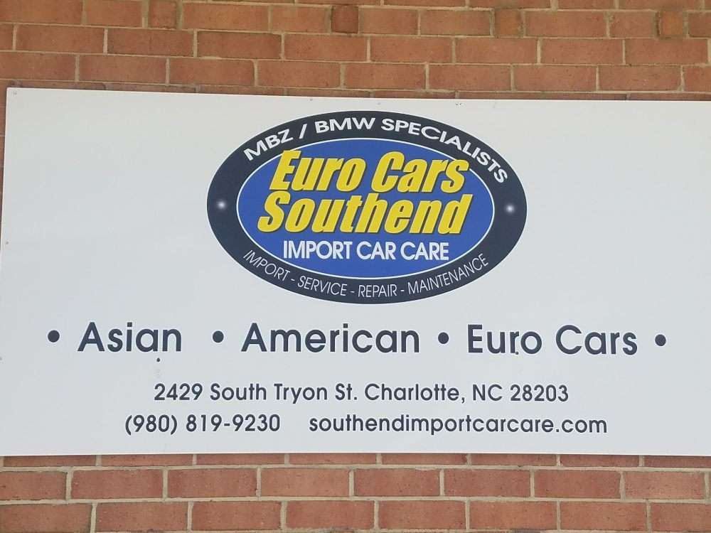 Euro Cars Southend | 2429 S Tryon St, Charlotte, NC 28203, USA | Phone: (980) 819-9230