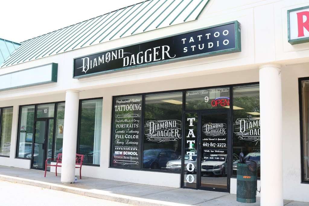 Diamond Dagger Tattoo Studio | 8894 Fort Smallwood Rd #9a, Pasadena, MD 21122, USA | Phone: (443) 817-2272