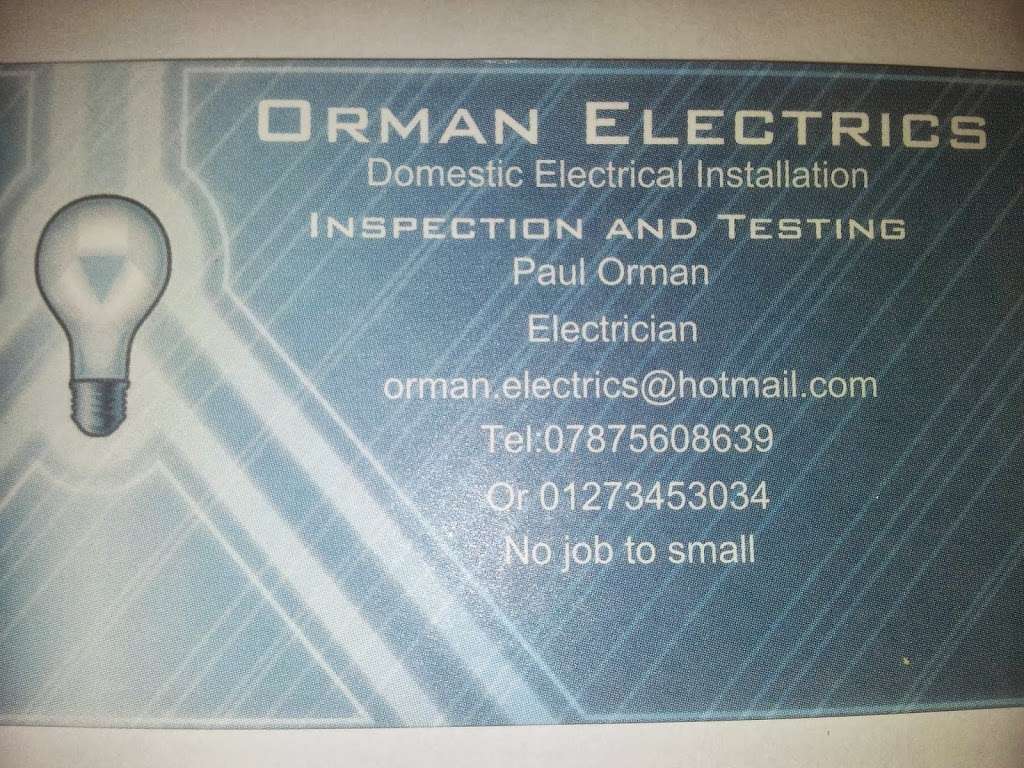 Orman Electrics (Electrician) | 37 Warren Ridge, Frant, Tunbridge Wells TN3 9EE, UK | Phone: 07875 608639