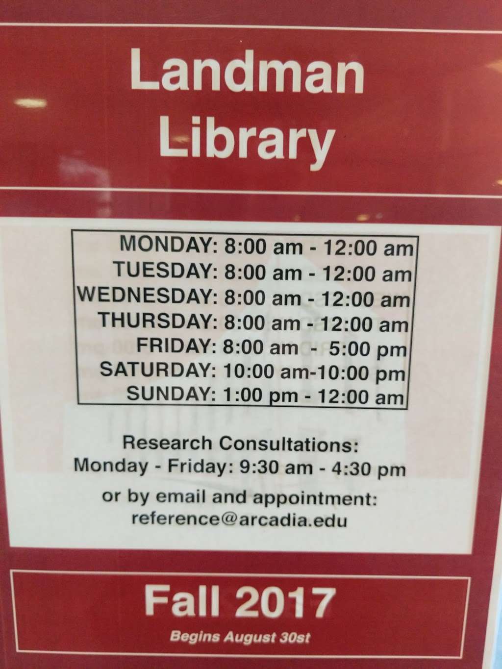 Landman Library | 450 S Easton Rd, Glenside, PA 19038, USA | Phone: (215) 572-2975