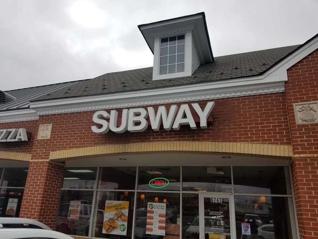 Subway Restaurants | 6747 Lea Berry Way, Haymarket, VA 20169 | Phone: (703) 753-1115