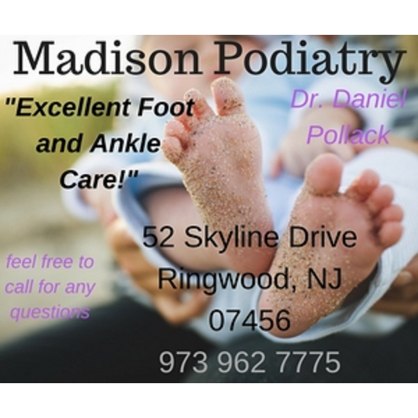 Madison Podiatry | 52 Skyline Dr, Ringwood, NJ 07456, USA | Phone: (973) 962-7775