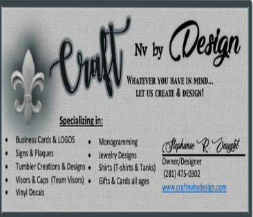 Craft NV by Design | 7 Wyndemere Dr, Montgomery, TX 77356, USA | Phone: (281) 475-0302