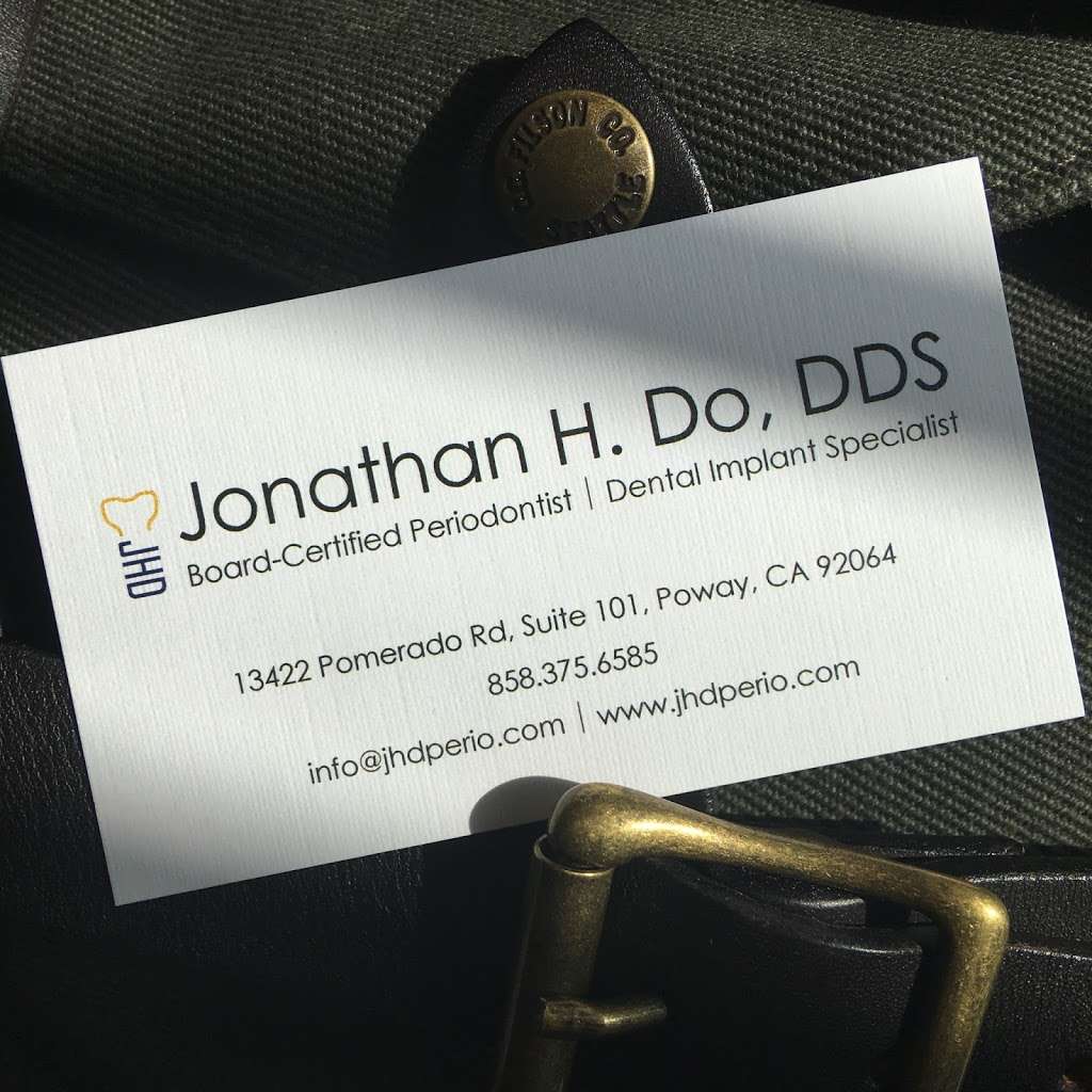 Jonathan H Do DDS: Board-Certified Periodontist | 13422 Pomerado Rd #101, Poway, CA 92064, USA | Phone: (858) 375-6585