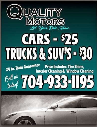 Quality Motors & Tires Inc | 1900 N Main St, Kannapolis, NC 28081, USA | Phone: (704) 933-1195