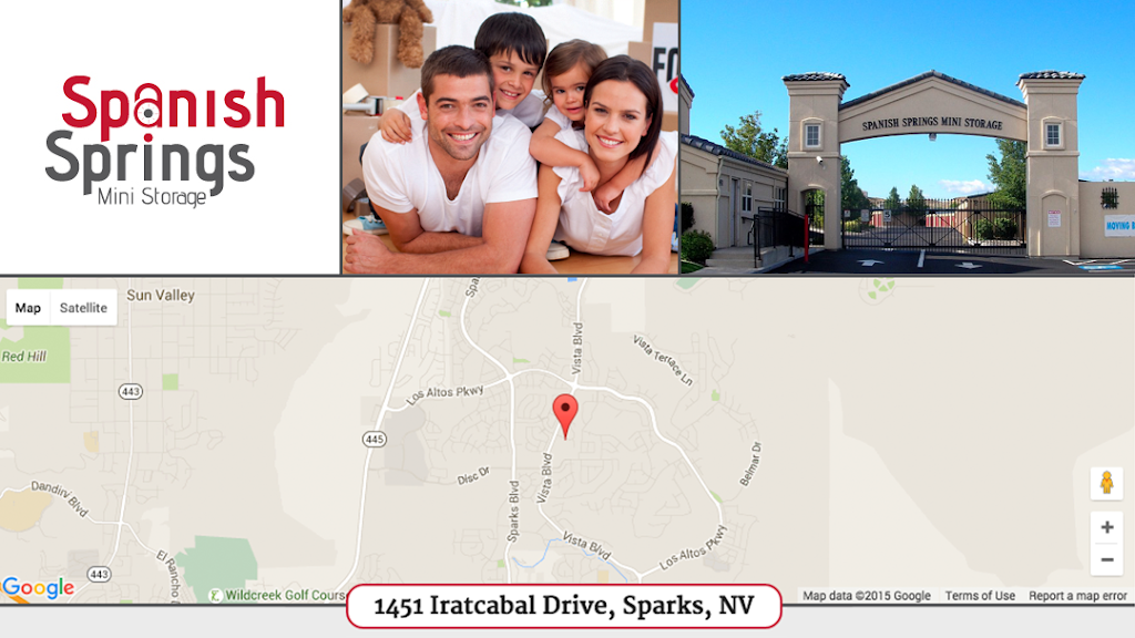 Spanish Springs Mini Storage | 1451 Iratcabal Dr, Sparks, NV 89436, USA | Phone: (775) 626-7272