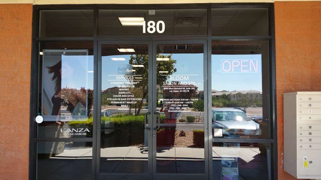 Bloom Salon & Spa | 8090 Blue Diamond Rd #180, Las Vegas, NV 89178, USA | Phone: (702) 463-4411