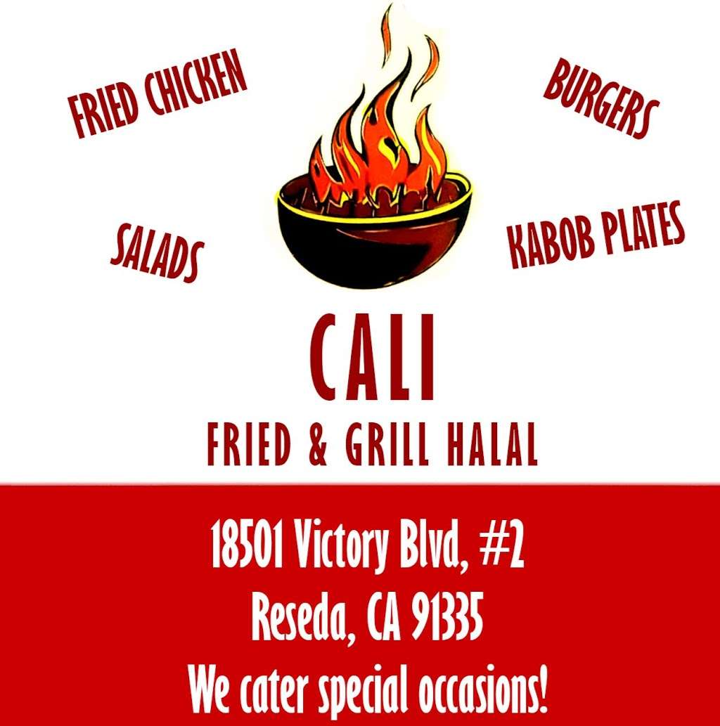 Cali Fried & Grill Halal | 18501 Victory Blvd, Reseda, CA 91335, USA | Phone: (818) 578-5500