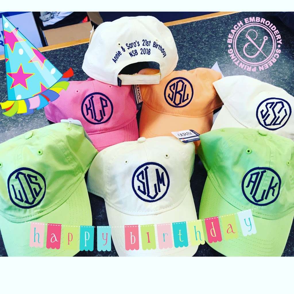 Beach Embroidery & Screen Printing | 806 E 3rd Ave, New Smyrna Beach, FL 32169, USA | Phone: (386) 478-3931