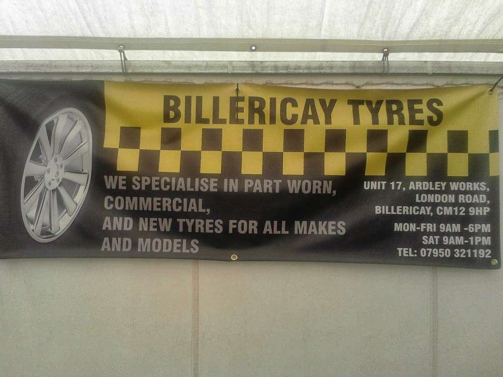 Billericay Tyres | Unit 17, Ardley Works, London Road, Billericay CM12 9HP, UK | Phone: 07950 321192