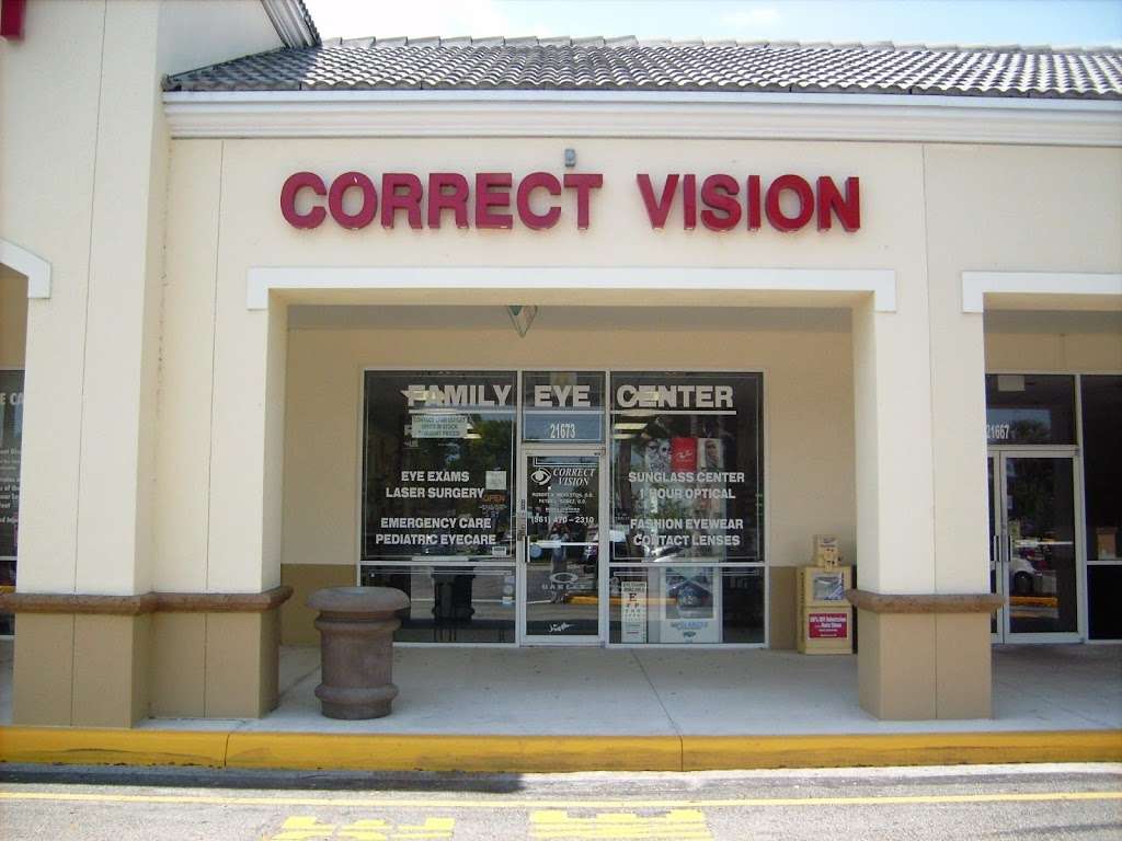 Correct Vision Family Eye Center | 21673 FL-7, Boca Raton, FL 33428, USA | Phone: (561) 470-2310