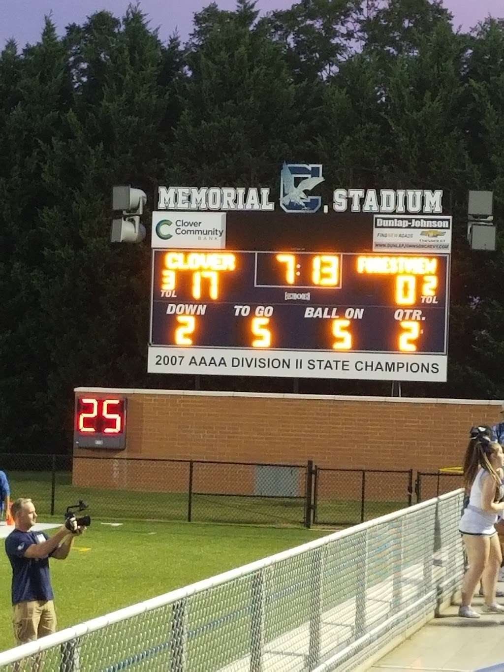 Clover Memorial Stadium | 300 State Rte 151, Clover, SC 29710, USA