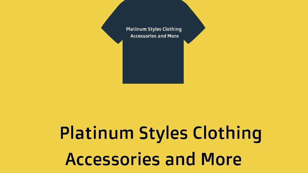 Platinum Styles Clothing | 205 Kinnley Ct, Greensboro, NC 27455, USA | Phone: (336) 338-0234