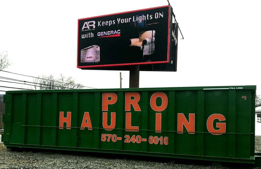 PRO Hauling | 4022 State Rte 6 Box 477, Tunkhannock, PA 18657 | Phone: (570) 240-6010