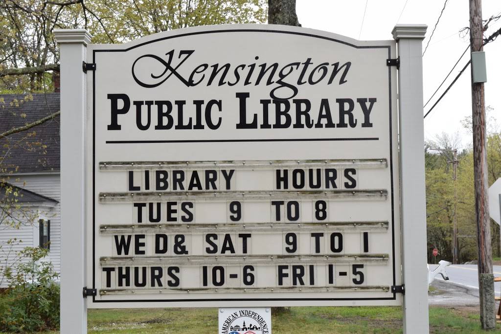 Kensington Public Library | 126 Amesbury Rd, Kensington, NH 03833 | Phone: (603) 772-5022