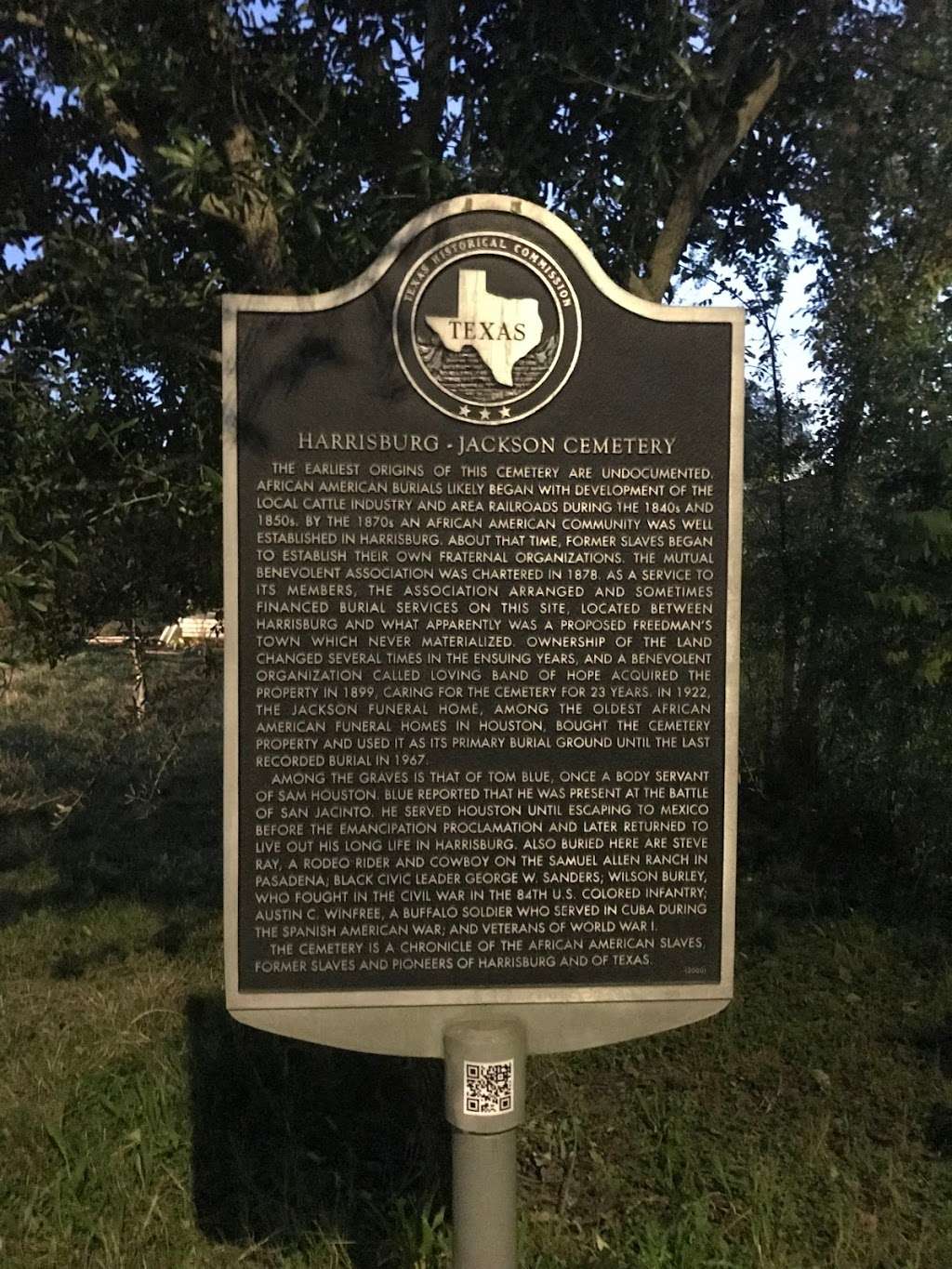 Jackson Cemetery | Houston, TX 77012, USA