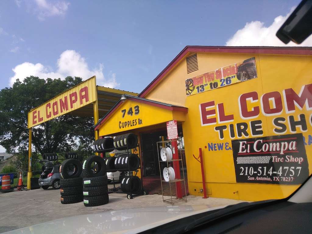 El Compa Tire Shop | 743 Cupples Rd, San Antonio, TX 78237, USA | Phone: (210) 514-4757