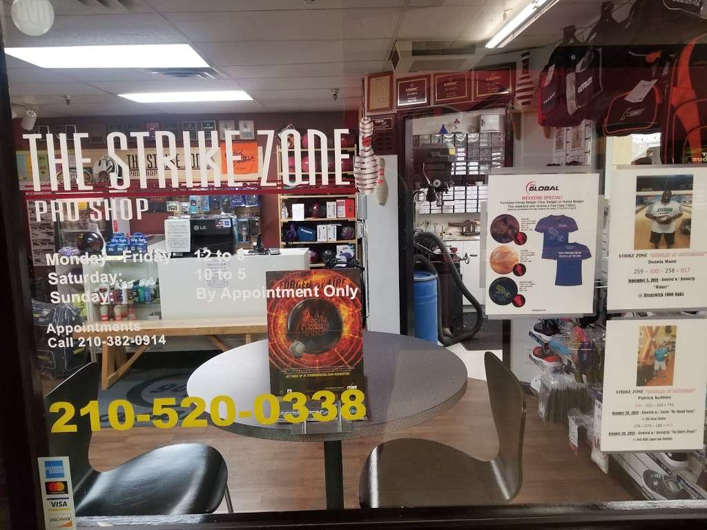 Strike Zone Bowling Pro Shop | 2142, 6700 Huebner Rd, Leon Valley, TX 78238, USA | Phone: (210) 520-0338