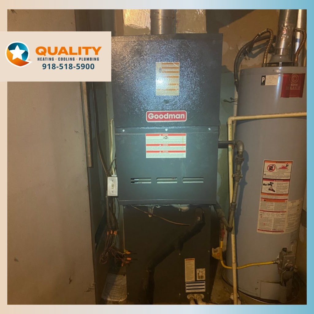 Quality Heating, Cooling, Plumbing & Electric | 1202 West 161st St S, Glenpool, OK 74033, United States | Phone: (918) 553-5682