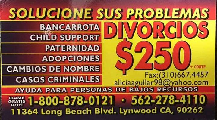 Divorcios $250. | 11364 Long Beach Blvd, Lynwood, CA 90262 | Phone: (562) 278-4110