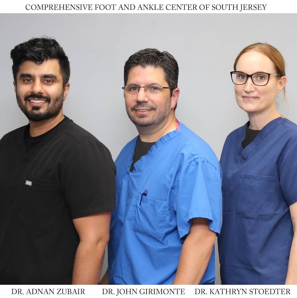 Comprehensive Foot & Ankle Center: Stoedter, Girimonte, Zubair | 69 Haddonfield-Berlin Rd #1, Cherry Hill, NJ 08034, USA | Phone: (856) 858-0180