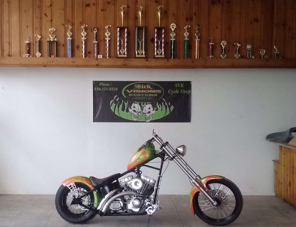 Sick Visions Kustoms LLC Motorcycle Service & Repair Custom Pain | 15 State St, Elmer, NJ 08318, USA | Phone: (856) 521-0528