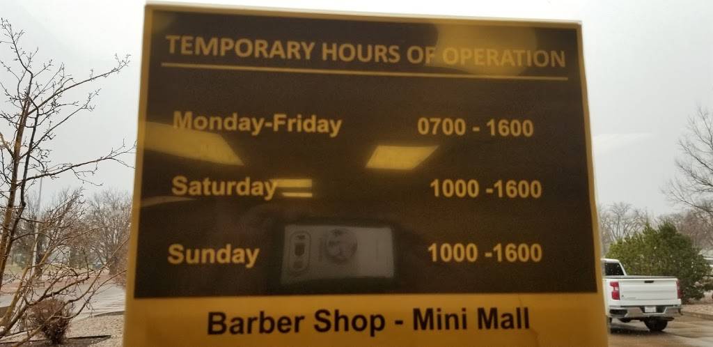 Mini Mall Barber Shop | 1510 Chiles Ave, Fort Carson, CO 80913, USA | Phone: (719) 576-8013