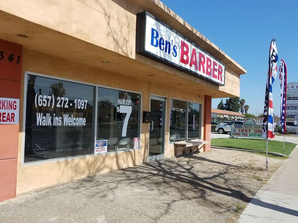 Bens Barber shop | 13341 Brookhurst St, Garden Grove, CA 92843 | Phone: (657) 272-1097