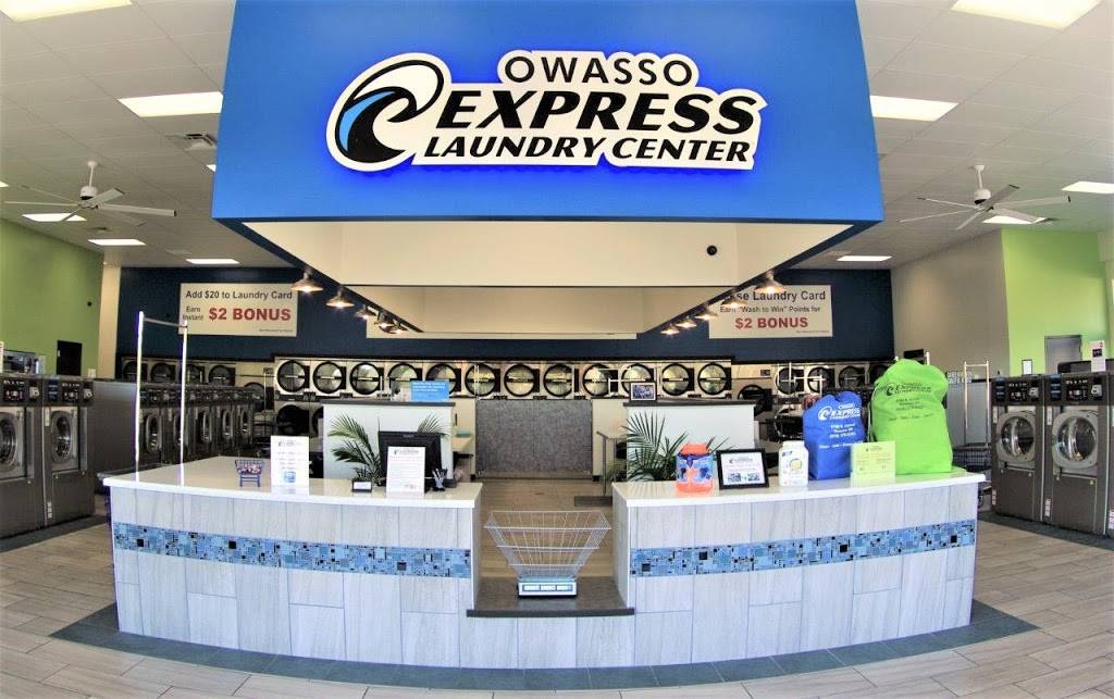 Owasso Express Laundry | 9700 N Garnett Rd, Owasso, OK 74055, USA | Phone: (918) 376-6383