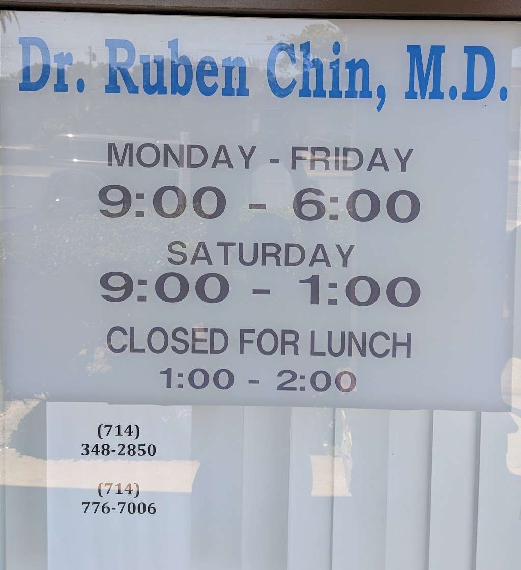 Dr. Ruben W. Chin, MD | 1717 W Ball Rd, Anaheim, CA 92804, USA | Phone: (714) 776-7006