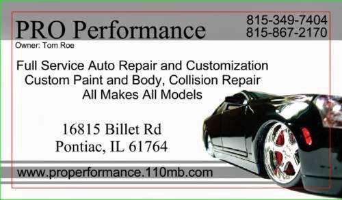 Pro Performance | Whitetail Dr, Pontiac, IL 61764, USA | Phone: (815) 349-7404