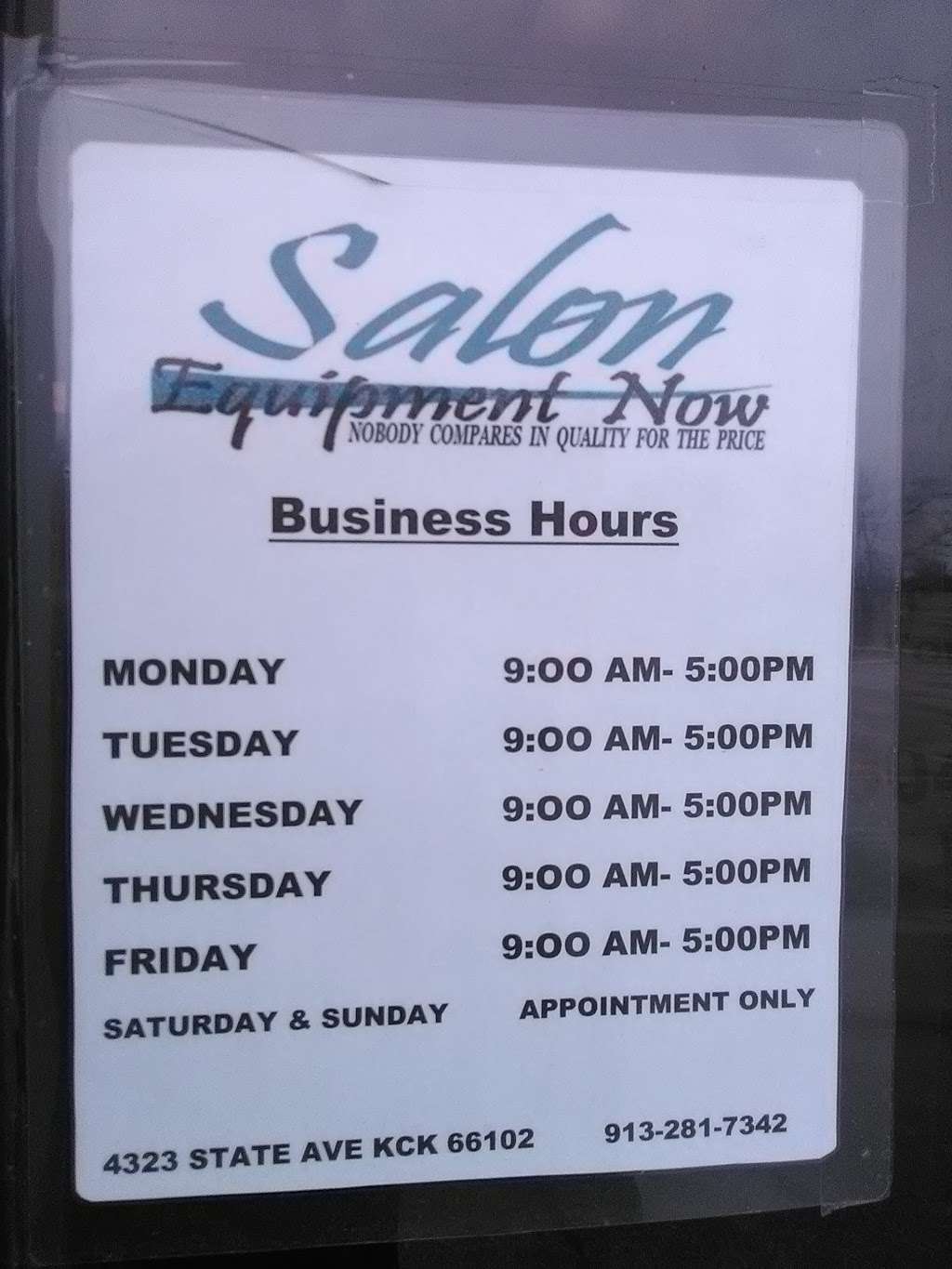 Salon Equipment Now | 4323 State Ave, Kansas City, KS 66102 | Phone: (913) 281-7342