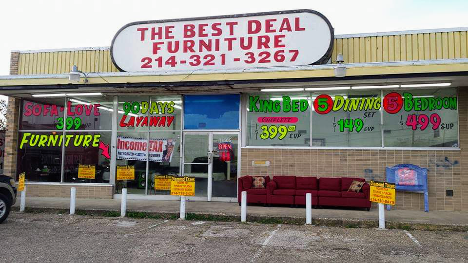 The Best Deal Furniture | 11505 Jupiter Rd, Dallas, TX 75218, USA | Phone: (214) 321-3267