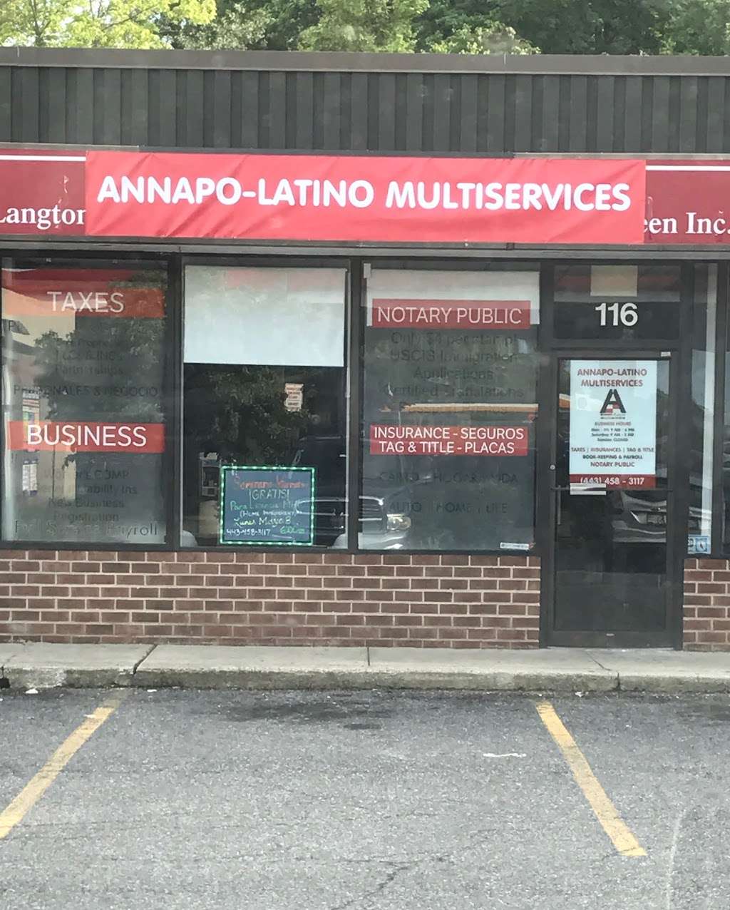 Annapo-Latino Multiservices Inc Tag & Title | 116 Hillsmere Dr, Annapolis, MD 21403, USA | Phone: (443) 458-3117