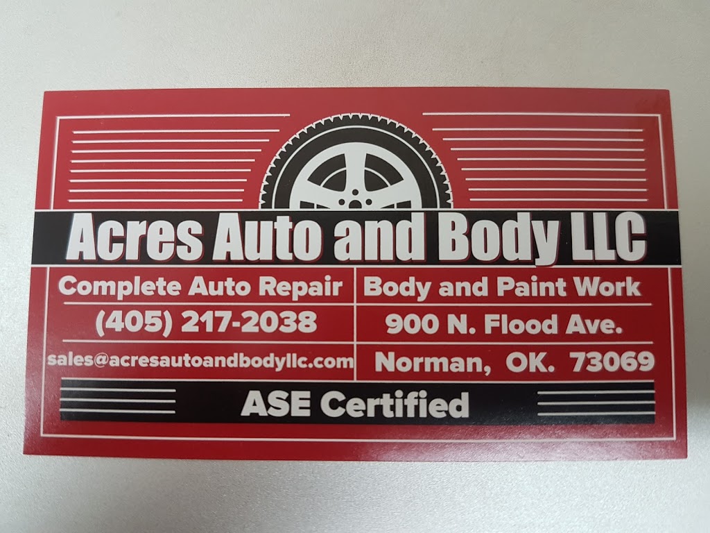 Acres Auto & Body LLC | 900 N Flood Ave, Norman, OK 73069, USA | Phone: (405) 217-2038