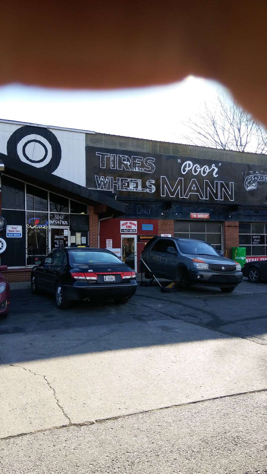Poor Manns Tire | 2363, 5061 E 34th St, Indianapolis, IN 46218, USA | Phone: (317) 547-9676