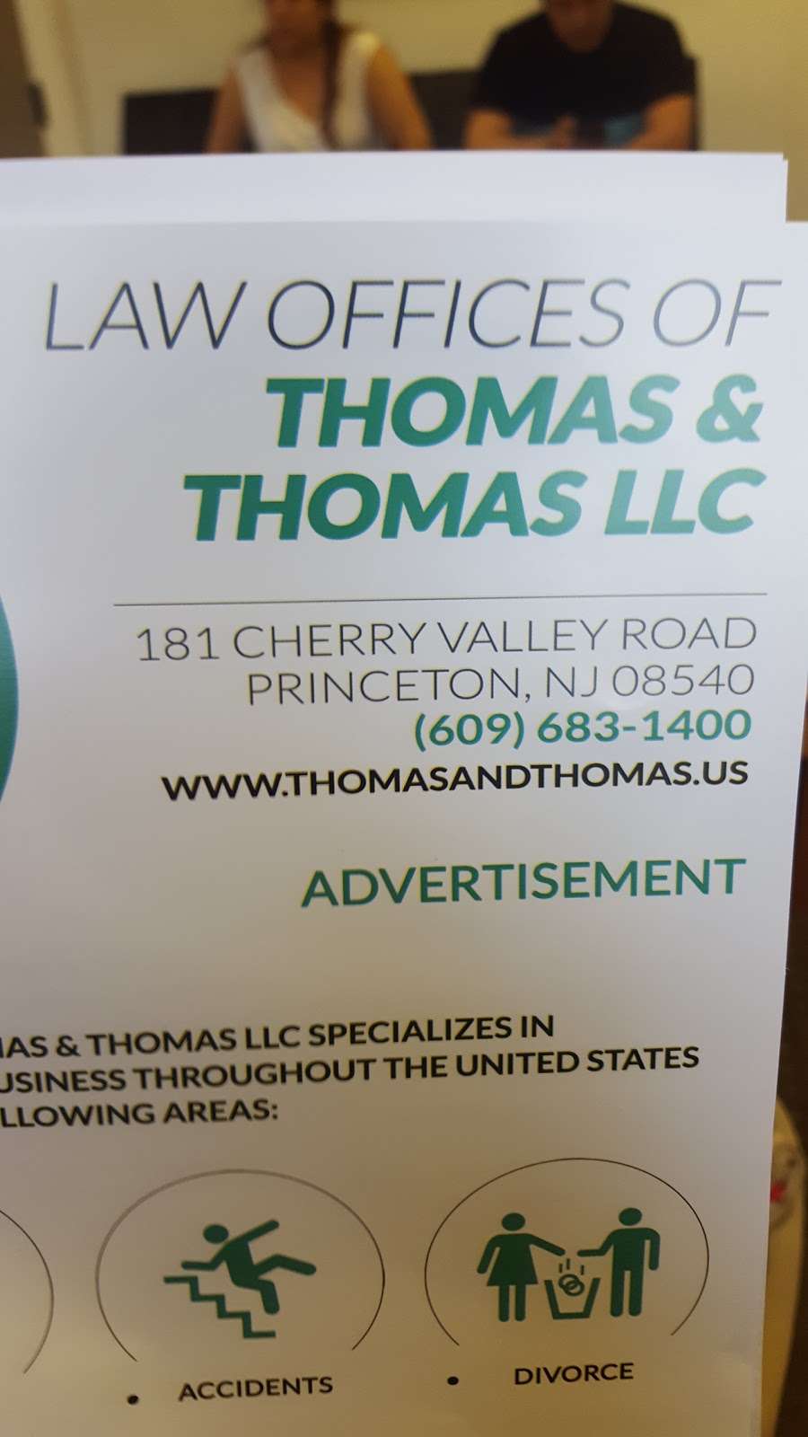 Thomas & Thomas LLC | 181 Cherry Valley Rd, Princeton, NJ 08540, USA | Phone: (609) 683-1400