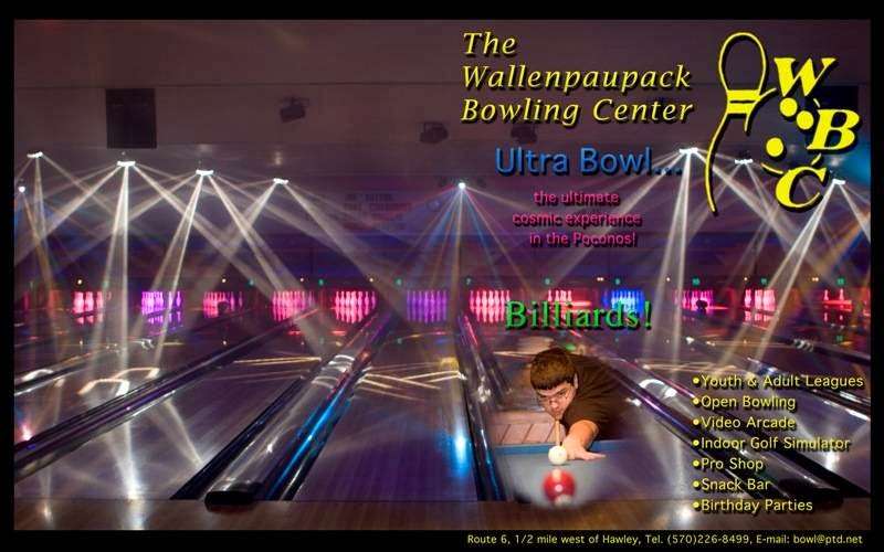 Wallenpaupack Bowling and Sports Center | 15 Bowling Center Ln, Hawley, PA 18428, USA | Phone: (570) 226-8499