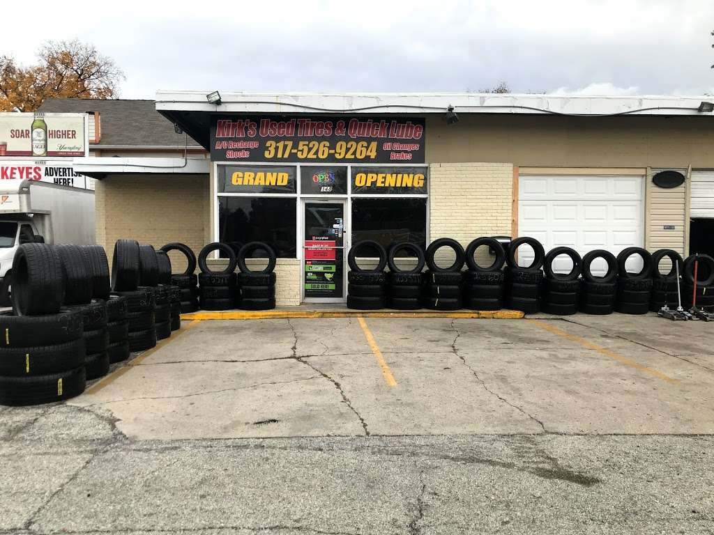 Kirk’s Used Tires & Quick Lube | 148 West 38th Street, Indianapolis, IN 46208, USA | Phone: (317) 526-9264