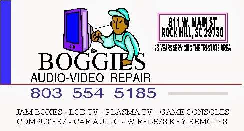 boggies audio video repair | 811 W Main St, Rock Hill, SC 29730, USA | Phone: (803) 554-5185