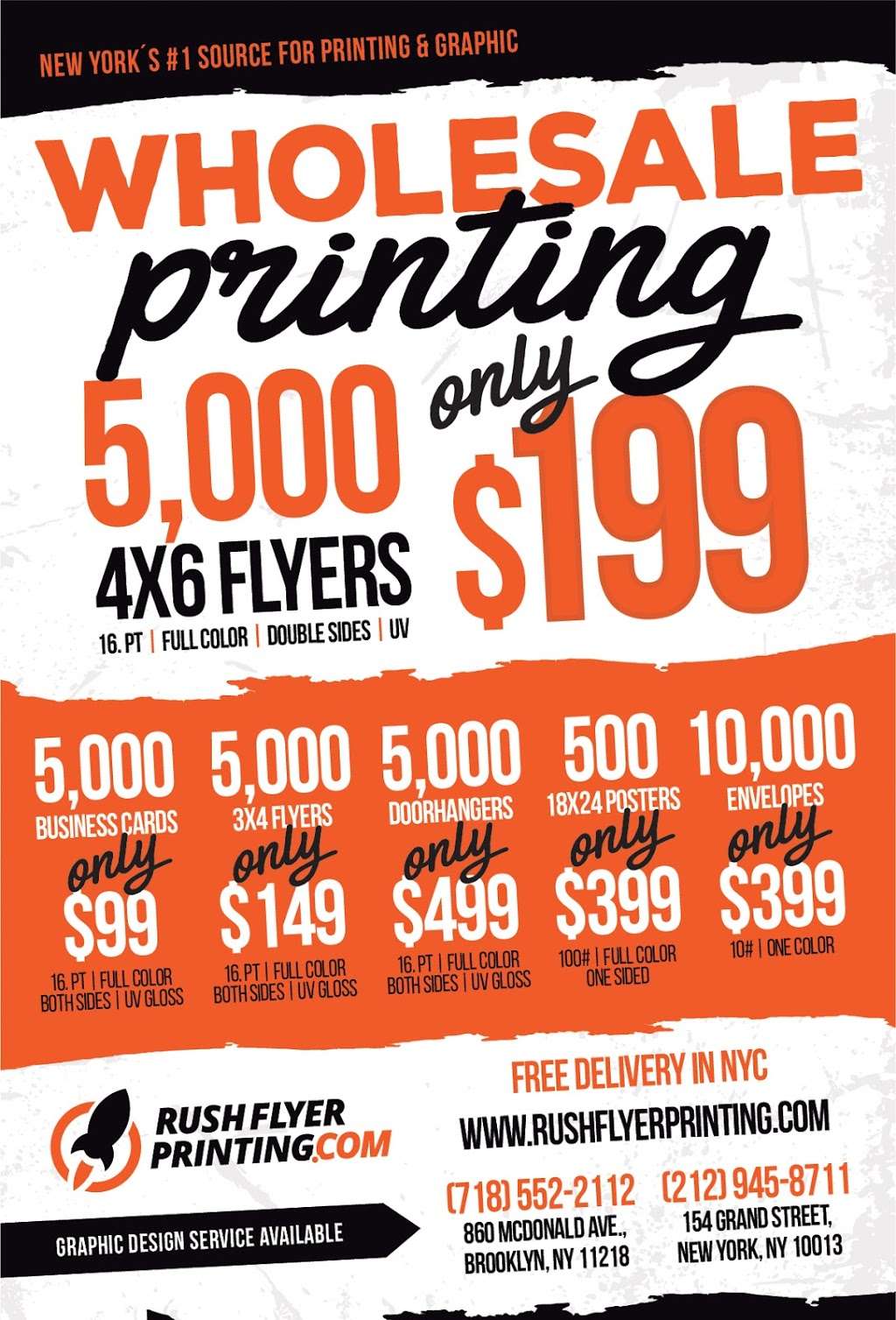 Rush Flyer Printing | 370 Whitesville Rd, Jackson, NJ 08527, USA | Phone: (866) 976-7822