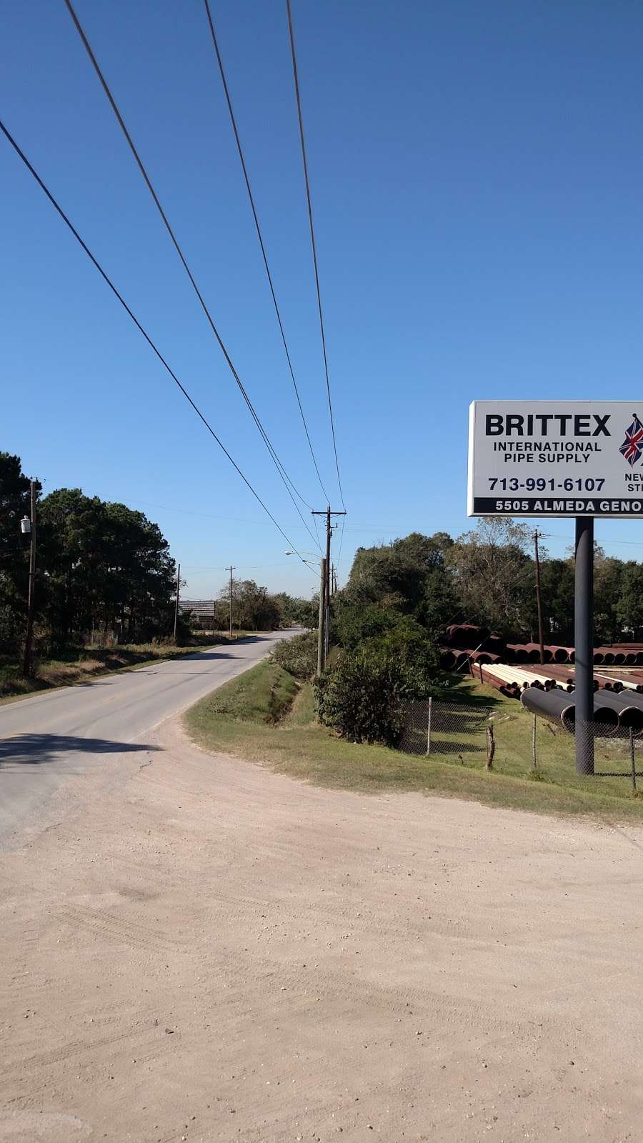 Brittex International Pipe | 5505 Almeda Genoa Rd, Houston, TX 77048 | Phone: (713) 991-6107