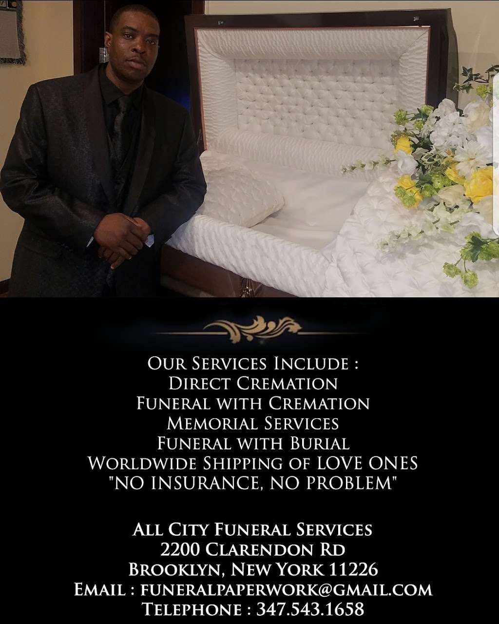 Armistead Burial & Cremation Service | 2200 Clarendon Rd, Brooklyn, NY 11226, USA | Phone: (347) 543-1658