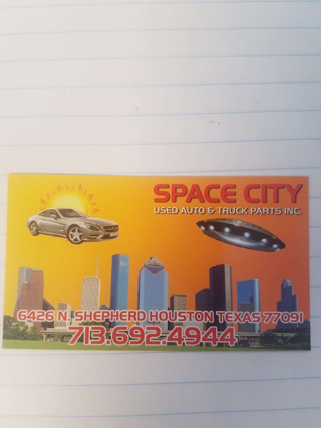 Space City Auto Parts & Trucks | 6426 N Shepherd Dr, Houston, TX 77091 | Phone: (713) 692-4944