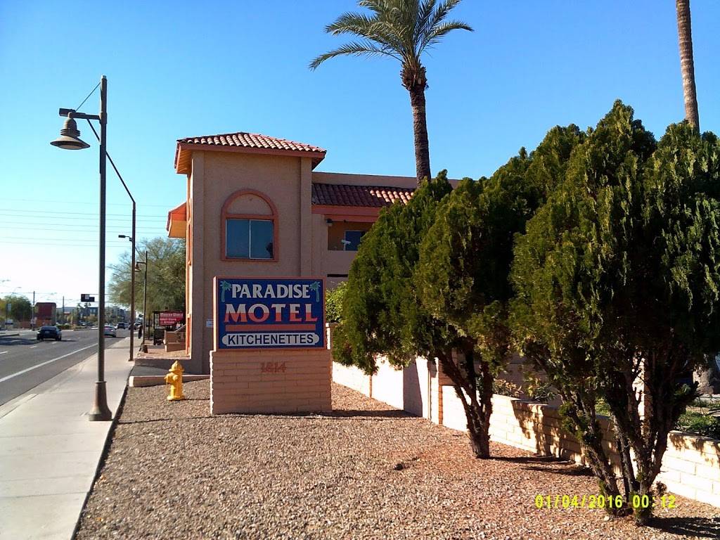 Paradise Motel | 1814 E Apache Blvd, Tempe, AZ 85281, USA | Phone: (480) 967-9935