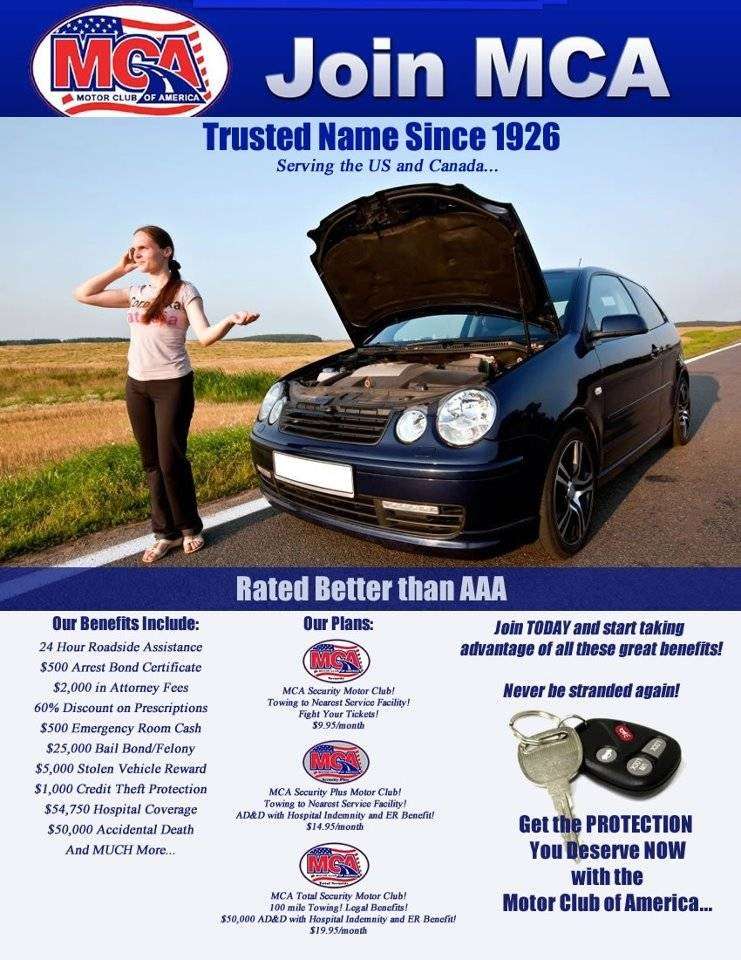 Motor Club Of America (MCA) | 7715 Crittenden St, Philadelphia, PA 19118, USA | Phone: (215) 944-5760