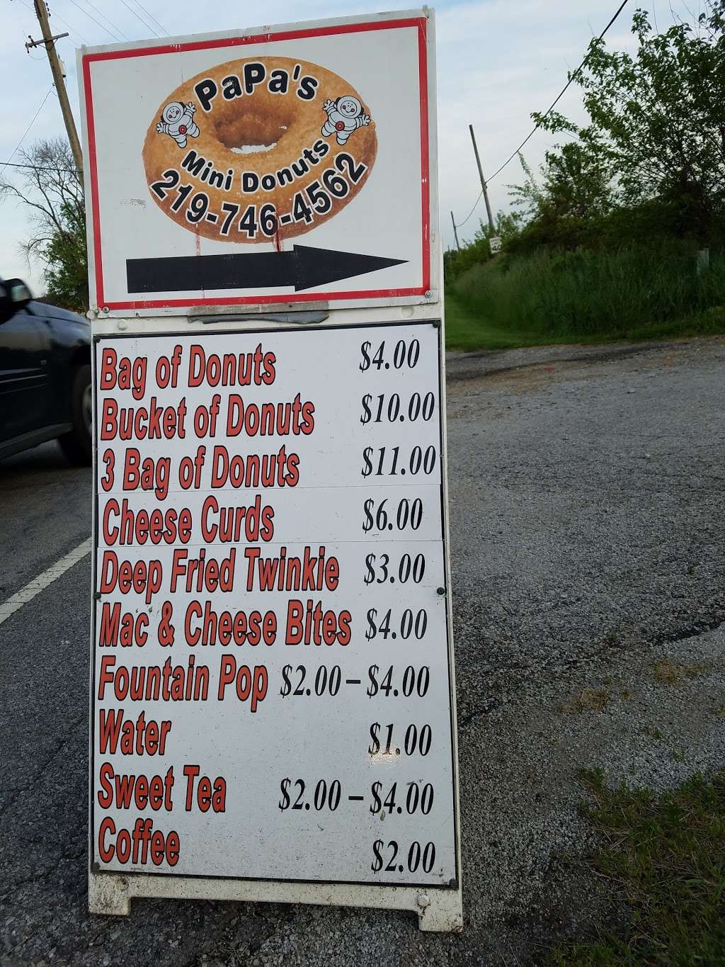 Papas Mini Donuts & Cheese Curds | 15310 Morse St, Lowell, IN 46356, USA | Phone: (219) 746-4562