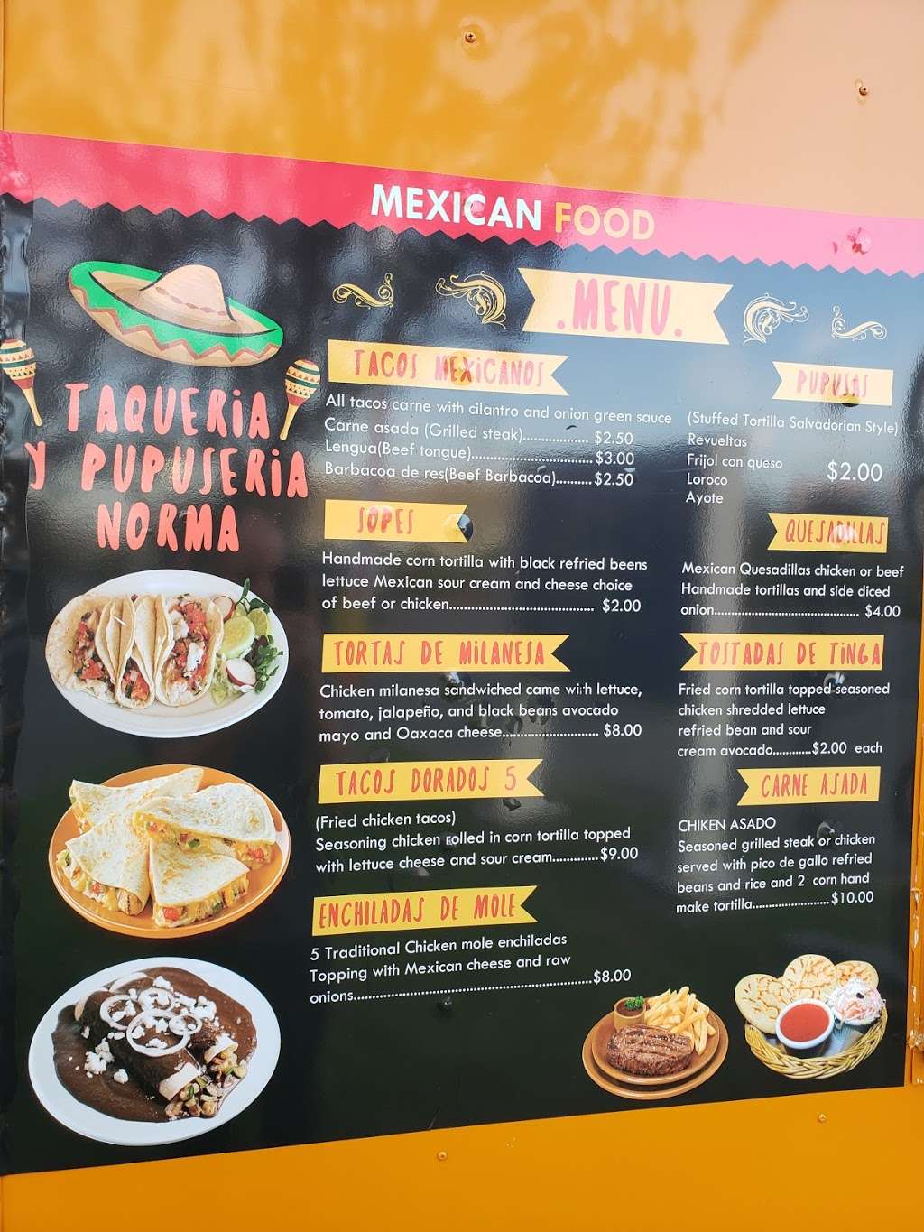 Taqueria y Pupuseria Norma | 100 Dominion Rd, Chester, MD 21619 | Phone: (410) 200-1263